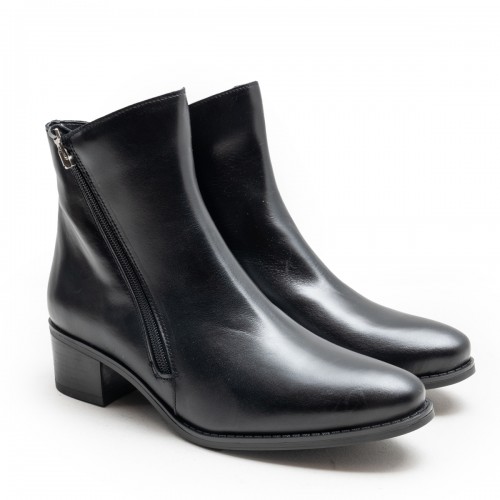 Lateral Zip Ankle Boot