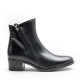 Lateral Zip Ankle Boot