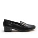 Stirrup Black Loafer