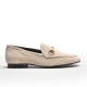 Beige Stirrup Loafer