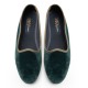 Velvet Pompadour Shoe