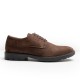 Brown Suede Derby Shoe