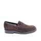 Brown Suede Mask Loafer