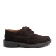 Brown Suede Lace-Up Shoe