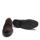 Brown Suede Lace-Up Shoe