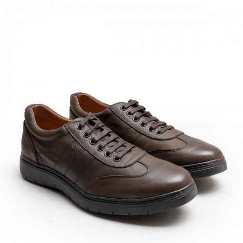 Brown Leather Sneaker