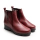 Burgundy Ankle Boots