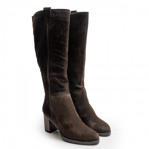 Suede High Heel Boots