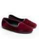 Velvet Pompadour Shoe