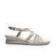 Combi Braided Leather Wedge Sandal