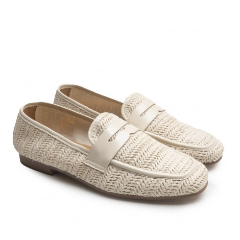 Raffia Mask Loafer