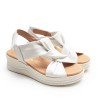 White Knotted Sandal