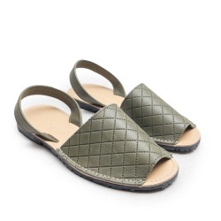 Green Quilted Menorcan Abarques