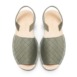 Green Quilted Menorcan Abarques