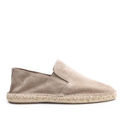 Stone Suede Espadrille