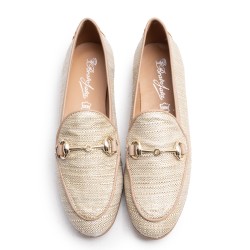 Mocasín Estribo Rafia