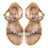 Sandalia Tiras Tachas