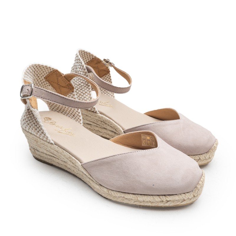 V-neck Nude Espadrille