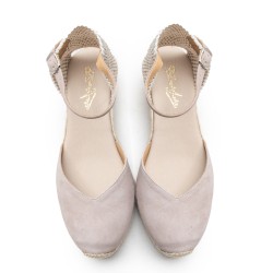 V-neck Nude Espadrille