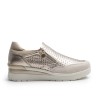 Zip-Up Laminated Sneaker