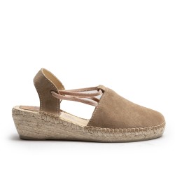 Espadrille Suede Taupe