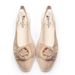 Hoop Suede Espadrille