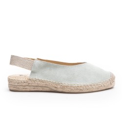 Aqua Suede Espadrille