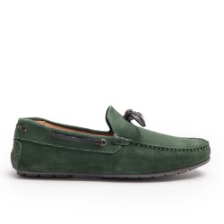 Green Lace Loafer
