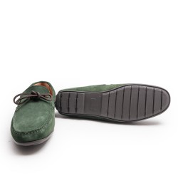 Green Lace Loafer