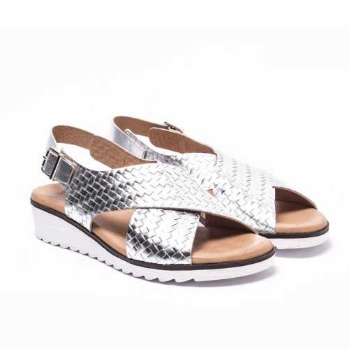 Woven Wedge Sandals