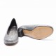 Woven Silver Shoe