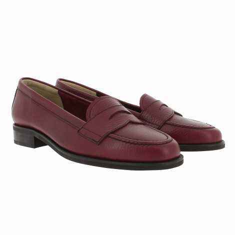 Burgundy Leather Loafer