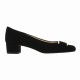 Black Suede Heel Shoes