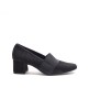 Black Suede Elastic Shoe