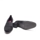 Black Suede Elastic Shoe