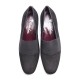 Black Suede Elastic Shoe