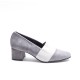 Grey Suede Elastic Shoe