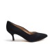 Black Suede Heel Shoes