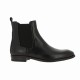 Black Leather Ankle Boots