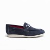 Suede Band and Strirrup Loafer