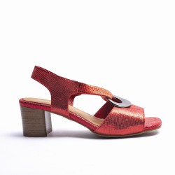 Heel Red Sandals