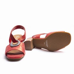 Heel Red Sandals